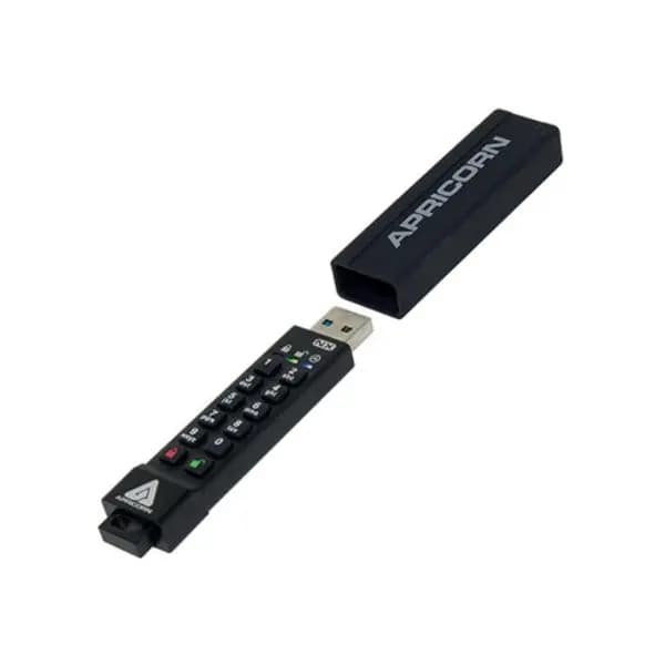 Image of Apricorn Aegis Secure Key 3NX Flash Drive 64GB Black ASK3-NX-64GB