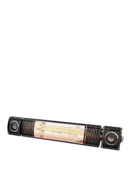 Image of 2000W Wall Mount Radiant Patio Heater W Wireless Speaker & Remote Control