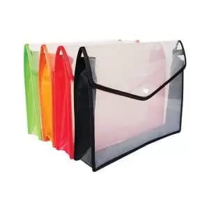 Image of Seco Popper Wallet Foolscap Plus Assorted Pack of 4 EPW-AST UP00243