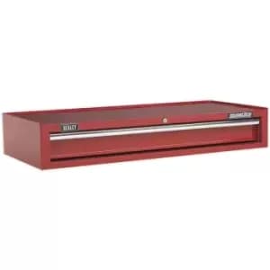 Image of 1030 x 440 x 170mm RED 1 Drawer MID-BOX Tool Chest Lockable Storage Unit Cabinet