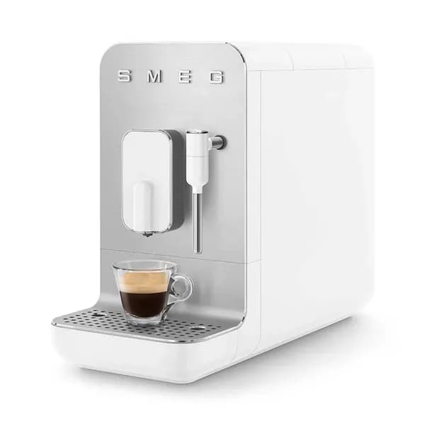 Image of Smeg BCC02WHMUK 50s Retro Bean to Cup Coffee Maker