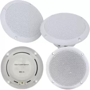 Image of 2x Moisture Resistant Ceiling Speakers 80W 8Ohm 5" Kitchen Bathroom 2 Way Loud