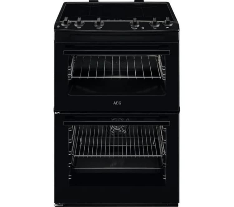 Image of AEG 6000 SurroundCook CIX6500ABB 60cm Electric Cooker with - Black - A Rated