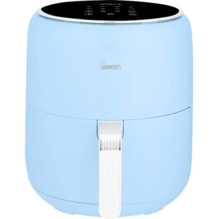Image of Swan Retro SD10513BLU Air Fryer - Blue 5056462370101