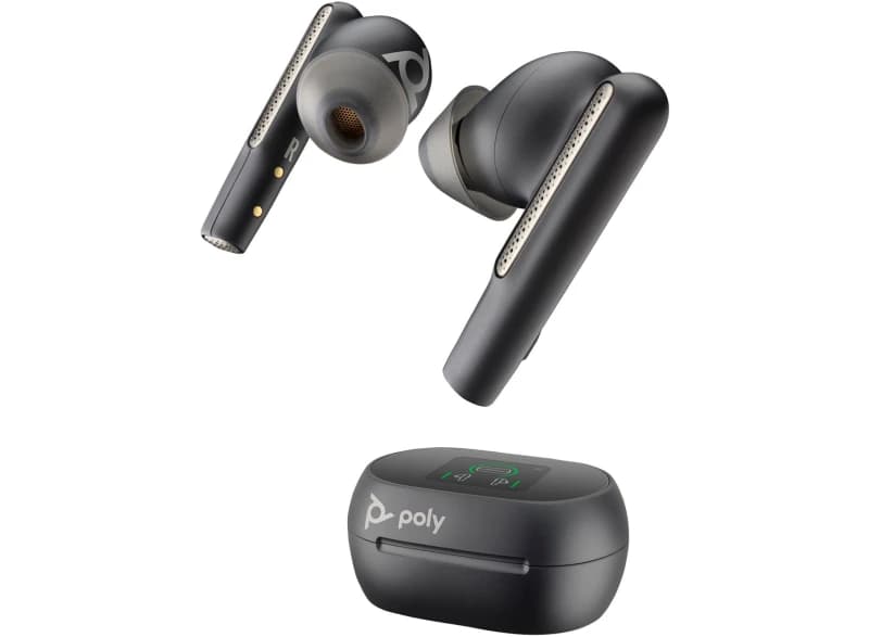 Image of HP Poly Voyager Free 60 Plus UC Bluetooth Wireless USB-C Black Earbuds EXR8PO7Y8H1AA