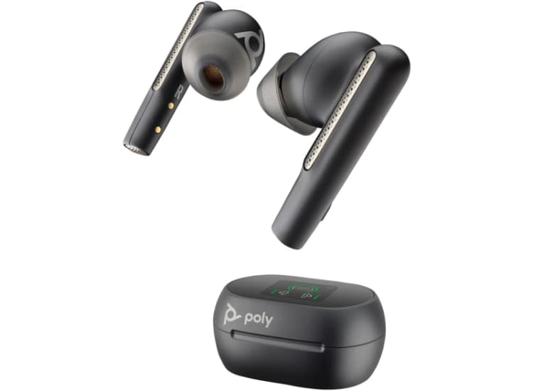 Image of HP Poly Voyager Free 60 Plus UC Bluetooth Wireless USB-C Black Earbuds EXR8PO7Y8H1AA