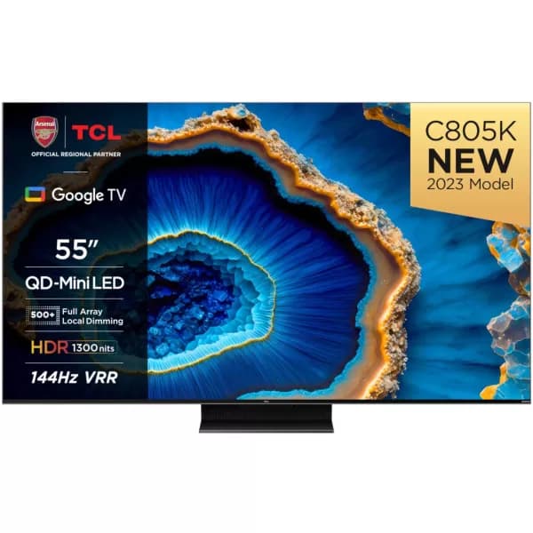 Image of TCL 55" 55C805K Smart 4K Ultra HD QD-Mini LED TV