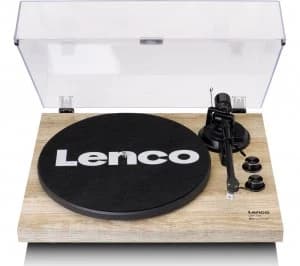 Image of LENCO LBT-188 Belt Drive Bluetooth Turntable - Pine
