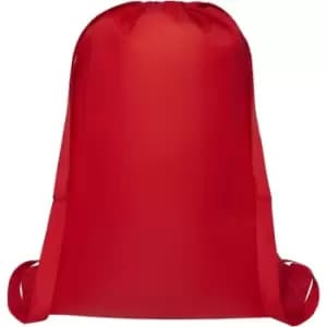 Image of Bullet Nadi Mesh Drawstring Bag (One Size) (Red) - Red
