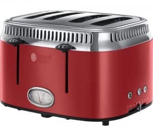 Image of Russell Hobbs Retro 21690 4 Slice Toaster