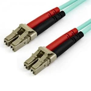 Image of 7m OM4 LC LC Aqua Fiber Optical Cable