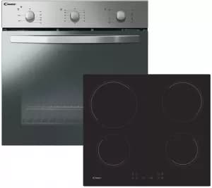 Image of Candy COEHP60X 4 Zone Ceramic Hob Electric Single Oven