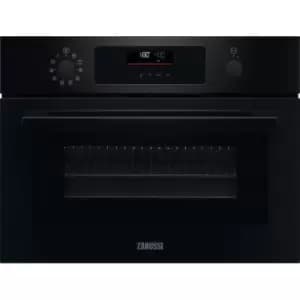 Image of Zanussi ZVENM6KN Built In Compact Electric Single Oven - Black