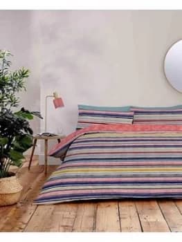Image of Accessorize Water Stripe Duvet Set - Ks