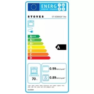 Image of Stoves 444410139 Built In Electric Single Oven in Stainless Steel 73L