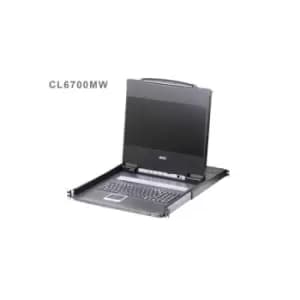 Image of ATEN CL6700MW-ATA-EE KVM switch Rack mounting Black