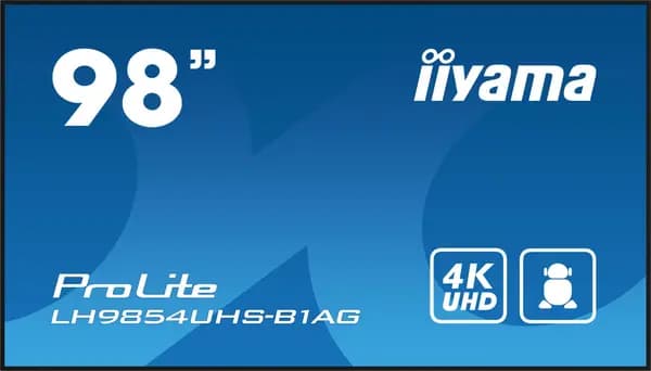 Image of iiyama 98" LH9854UHSB1AG 4K Ultra HD TV