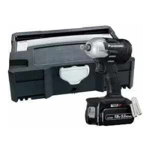 Image of EY75A8 1/2in Impact Wrench - 2 x 18V 5.0Ah Li-ion - Panasonic