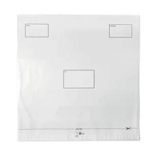 Image of 5 Star Elite DX Bags Peel and Seal Waterproof 475x440mm White Pack 100