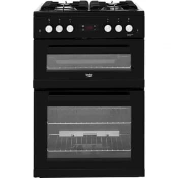 Image of Beko KDG653K Double Oven Gas Cooker