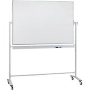 Image of Franken Freestanding Magnetic Mobile Revolving Whiteboard Lacquered Steel 150 x 100 cm