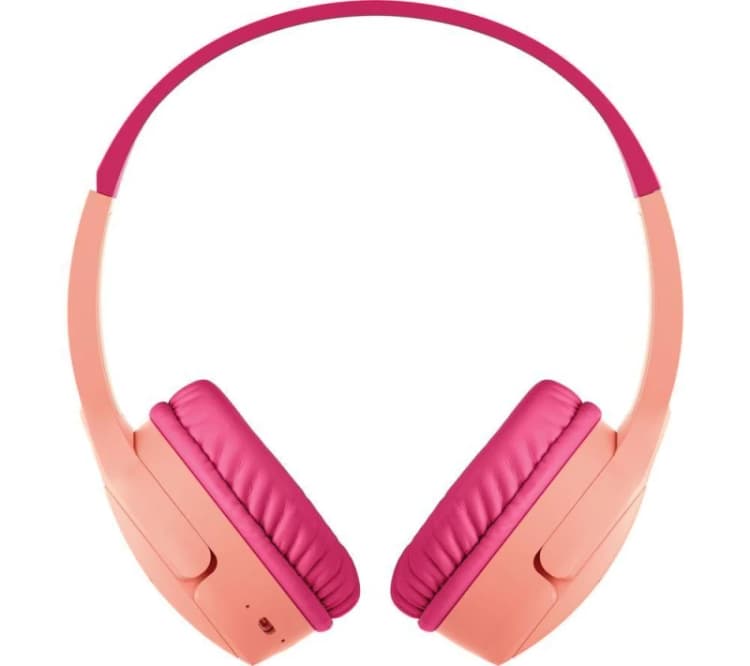Image of Belkin SoundForm Mini Kids Wireless Headphones On-Ear - Pink