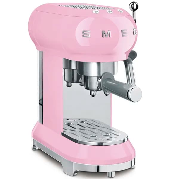 Image of Smeg 50s Retro Style ECF01PKUK Espresso Coffee Maker