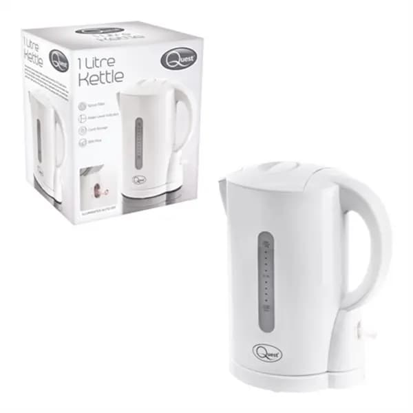 Image of Quest 1L Jug Kettle - White 36039