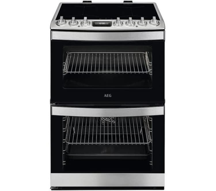 Image of AEG 6000 SteamBake CIB6743ACM 60cm Electric Cooker with - Stainless Steel - A Rated