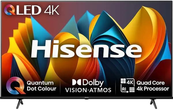 Image of Hisense 55" E7NQTUK Smart 4K Ultra HD QLED TV