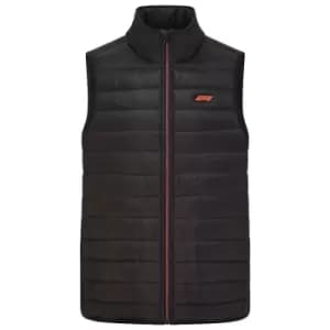 Image of 2022 F1 Tech Padded Gilet (Black)