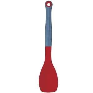 Image of KitchenCraft Colourworks Silicone Spoon Spatula - Red