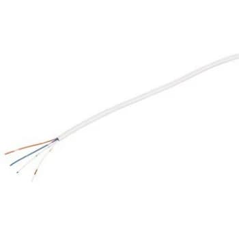 Image of Labgear 2 Pair 4 Core Round White CW1308 Telephone Cable - 5 Meter