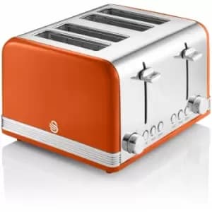 Image of Swan Retro ST19020ON 4 Slice Toaster