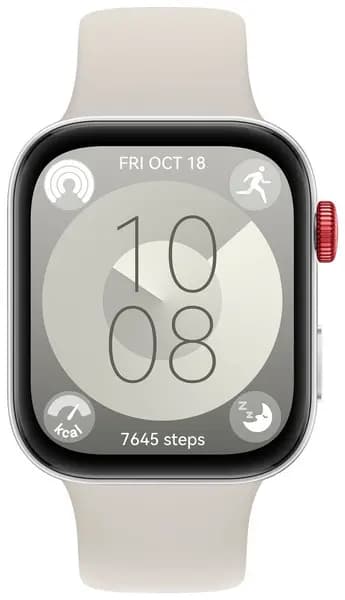 Image of Huawei Watch Fit 3 Smartwatch - Moon White