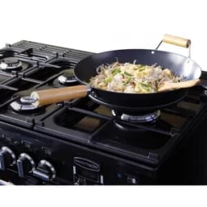 Image of Rangemaster PDL90DFFCB/C Professional DELUXE 90cm Dual Fuel Cooker, Charcoal Bk