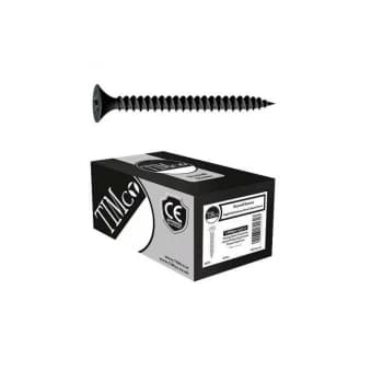 Image of 3.5 x 38mm Drywall Fine Thread Black Screws Qty 1000 - Timco