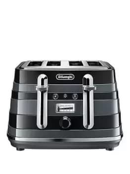 Image of DeLonghi Avvolta Class CTAC4003 4 Slice Toaster