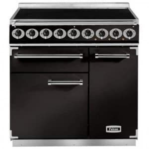 Image of Falcon F900DXEIBLB 81810 90cm Deluxe Induction Range Cooker - Black