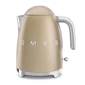 Image of SMEG KLF03CHMUK 50s Retro Style 1.7L 3KW Jug Kettle - Champagne Gold