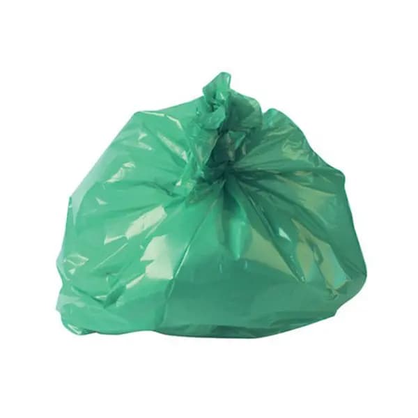Image of 2Work 2Work Medium Duty Refuse Sack Green (Pack of 200) RY15561 RY15561
