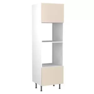 Image of KitchenKIT Slab 60cm Oven and Microwave Unit - Gloss Cashmere