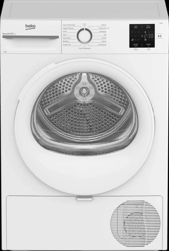 Image of Beko BM3T3822W 8KG Heat Pump Tumble Dryer