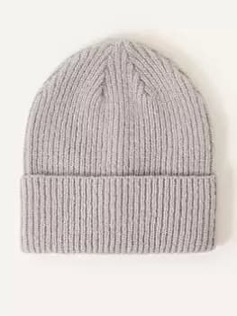 Image of Accessorize Soho Knit Beanie, Grey, Women