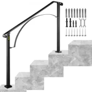 Image of Handrail Arch #3 Fits 3 or 4 Steps Matte Black
