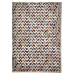 Image of 16th Avenue 36A MultiColoured Rug Grey, Blue, Green and Brown