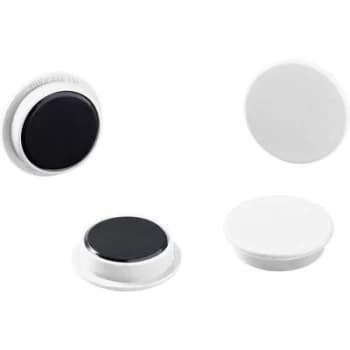 Image of Durable Magnet 475202 (Ø) 21mm Round White 1 Set 475202