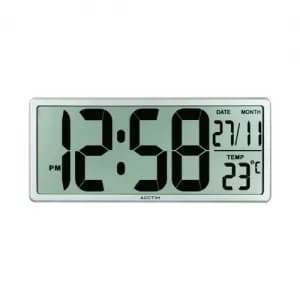 Image of Acctim 22357 Date Keeper Jumbo LCD Autoset Wall Desk Clock