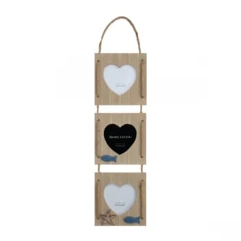 Image of 4" x 4" - HESTIA Hanging Triple Photo Frame