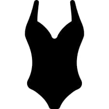 Women Swim Wear Logo